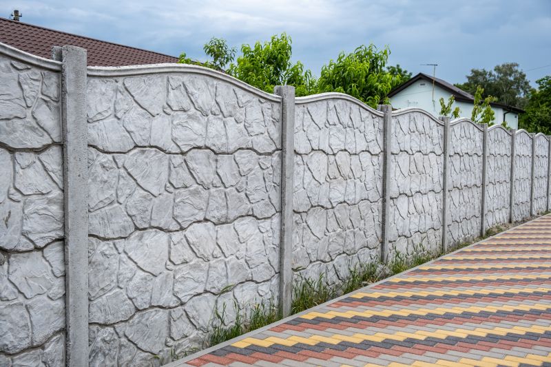 Decorative Stone Fence